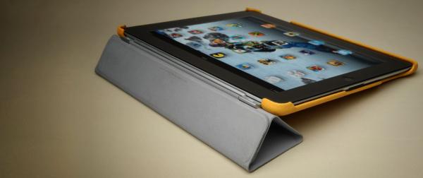 Vaja製品に待望のスマートカバーとの併用が可能なレザーケース「Smart Grip for iPad 2」が登場！