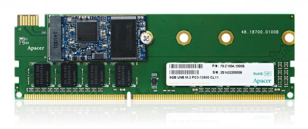 Apacer、SSDとメモリを一つのモジュールに統合したCombo SDIMMを正式発売、対応M.2 SSDのラインナップも整備