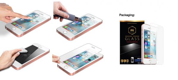 PATCHWORKS製iPhone SE用ITGガラスフィルム4種類の取扱開始