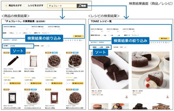 富澤商店のTOMIZオンラインショップに、BSTのECサイト内検索ASP/SaaS「probo EC」導入！１つのサービスで商品／レシピの多面的な検索を実現