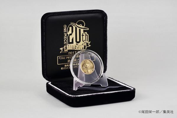 ONE PIECE』連載20周年記念「純金製メダル」（販売価格￥200,000＋税