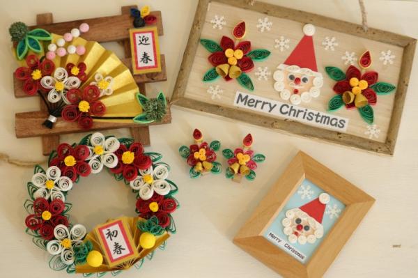 沖縄県東村（ひがしそん）「ふるさと納税」お礼品に『季節を楽しむペーパークイリング（クリスマス＆お正月）』を新たに追加いたしました