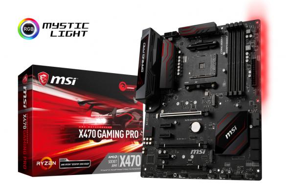 MSI、第2世代AMD Ryzenプロセッサに最適化したAMD X470マザーボードに「X470 GAMING PRO」を追加