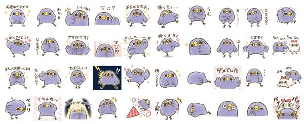 LINEクリエイターズスタンプだけで260万ダウンロード突破「面倒だがトリあえず返信」の新企画作品！「おふたり用スタンプ」に「めんトリ編」と「イモウト編」が登場！