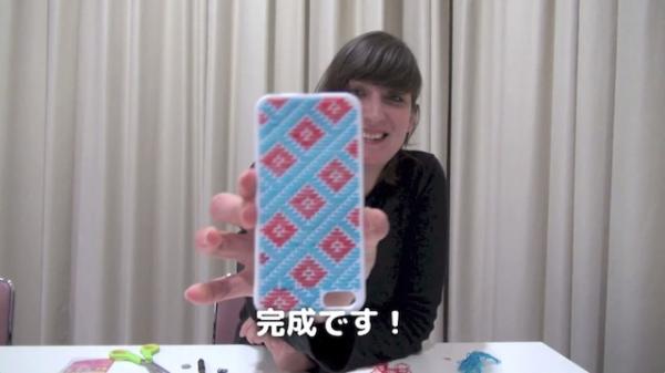 津軽伝統の刺し子をアレンジ こぎん刺しiphoneケース制作動画を公開 弘前市 プレスリリース配信代行サービス ドリームニュース