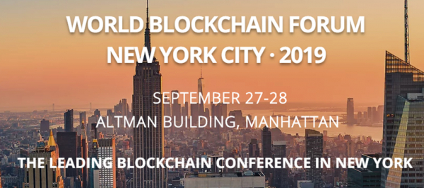 【WBF in ニューヨーク】ブロックチェーン業界最大級のフォーラム「World Blockchain Forum NYC 2019」に「cryptomall（クリプトモール）」が出展＆基調講演