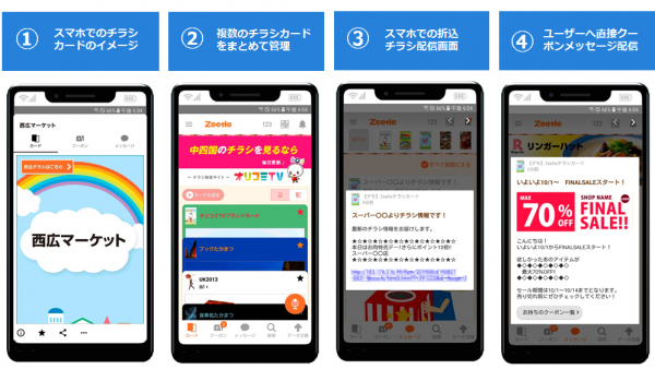 DL 1100万超アプリ「Zeetle」が中四国チラシ検索サイト「オリコミTV」と連携！ 中四国でのチラシのスマートフォン化を加速