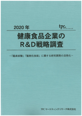 TPCマーケティングリサーチ株式会社、2020年 健康食品企業のR&Dについて調査結果を発表