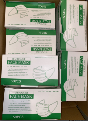 【在庫分マスク】世界基準工場（ISO9001）性能鑑定書（BFE）CEマーキング確認済、フェイスマスク（45円、10万枚～40円）を卸し販売いたします。